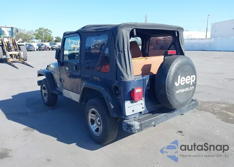 2002 Jeep Wrangler X из США, поврежденный, VIN 1J4FA39S12P769995